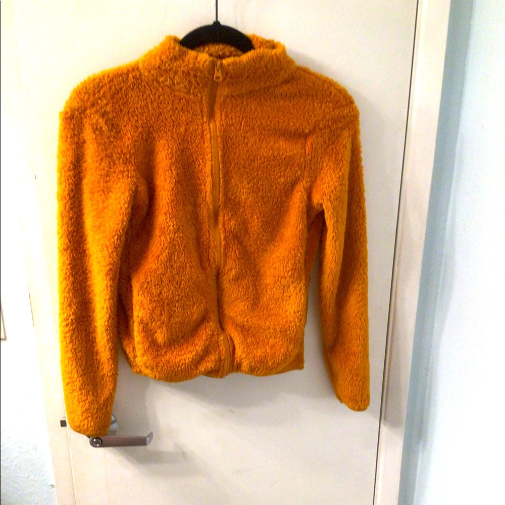 XS U2B Urban Basics Burnt orange Sherpa jacket